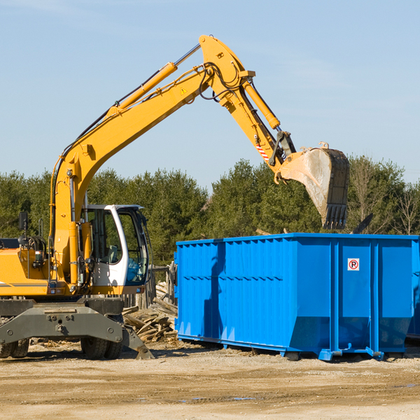 are there any restrictions on where a residential dumpster can be placed in Monroe Oklahoma